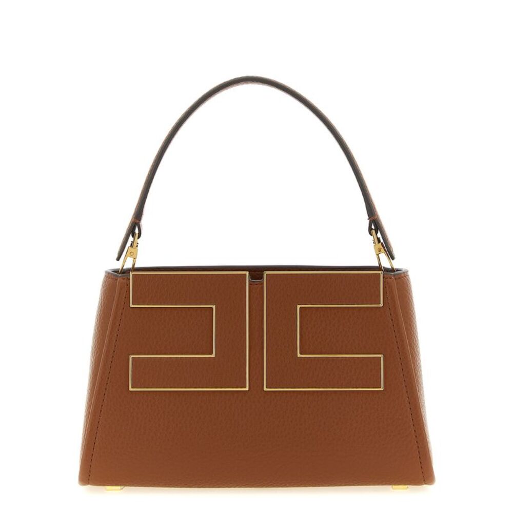 Elisabetta Franchi Brown Polyester Women's Handbag